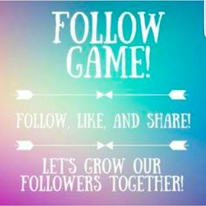 FOLLOW GAME 😁💜